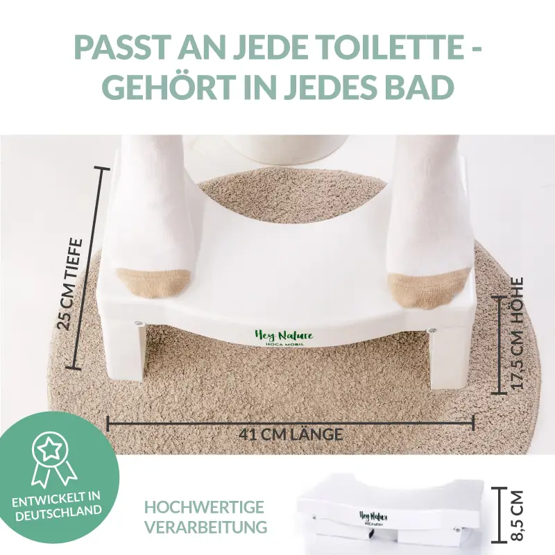Hoca Toilettenhocker Mobil - klappbar (für unterwegs) – Bild 4