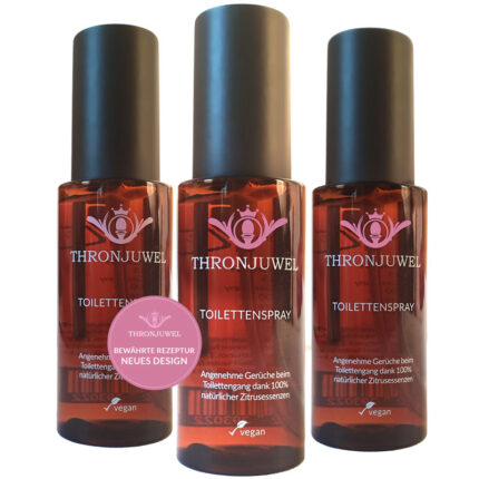3er Pack Thronjuwel Toilettenparfum