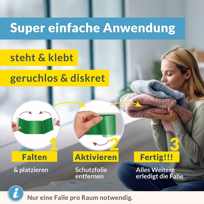 Einfache Anwendung der Pheromonfalle