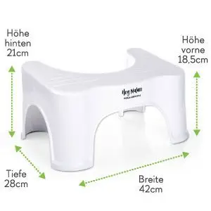 Hoca Toilettenhocker - der klassische WC-Hocker