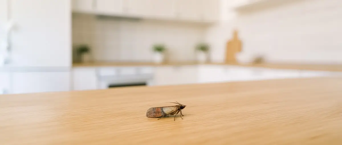 Motten in der Wohnung, in der Küche