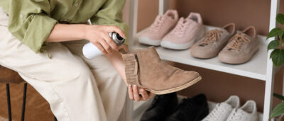 Schuhe desinfizieren gegen Gerüche und Fußpilz